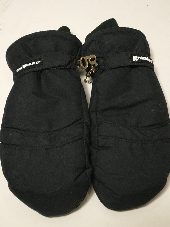 Grandoe Accessories - Grandoe Dri Gard Waterproof Tech Black Horizon Ski Mittens, Women's L, Insulated